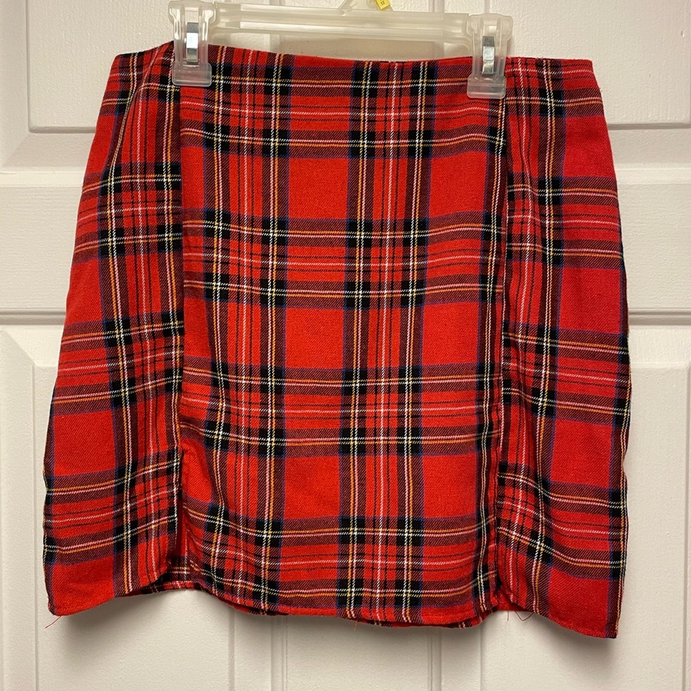 Plaid skirt